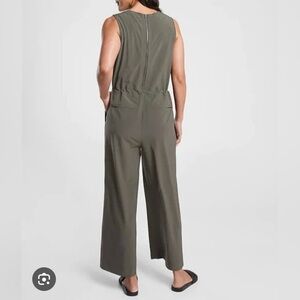 Athleta Green Jumpsuit with Sleek Design and Comfortable Fit